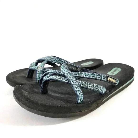 Teva Olowahu Mush Flip Flop Sandals - 7 - Picture 2 of 9